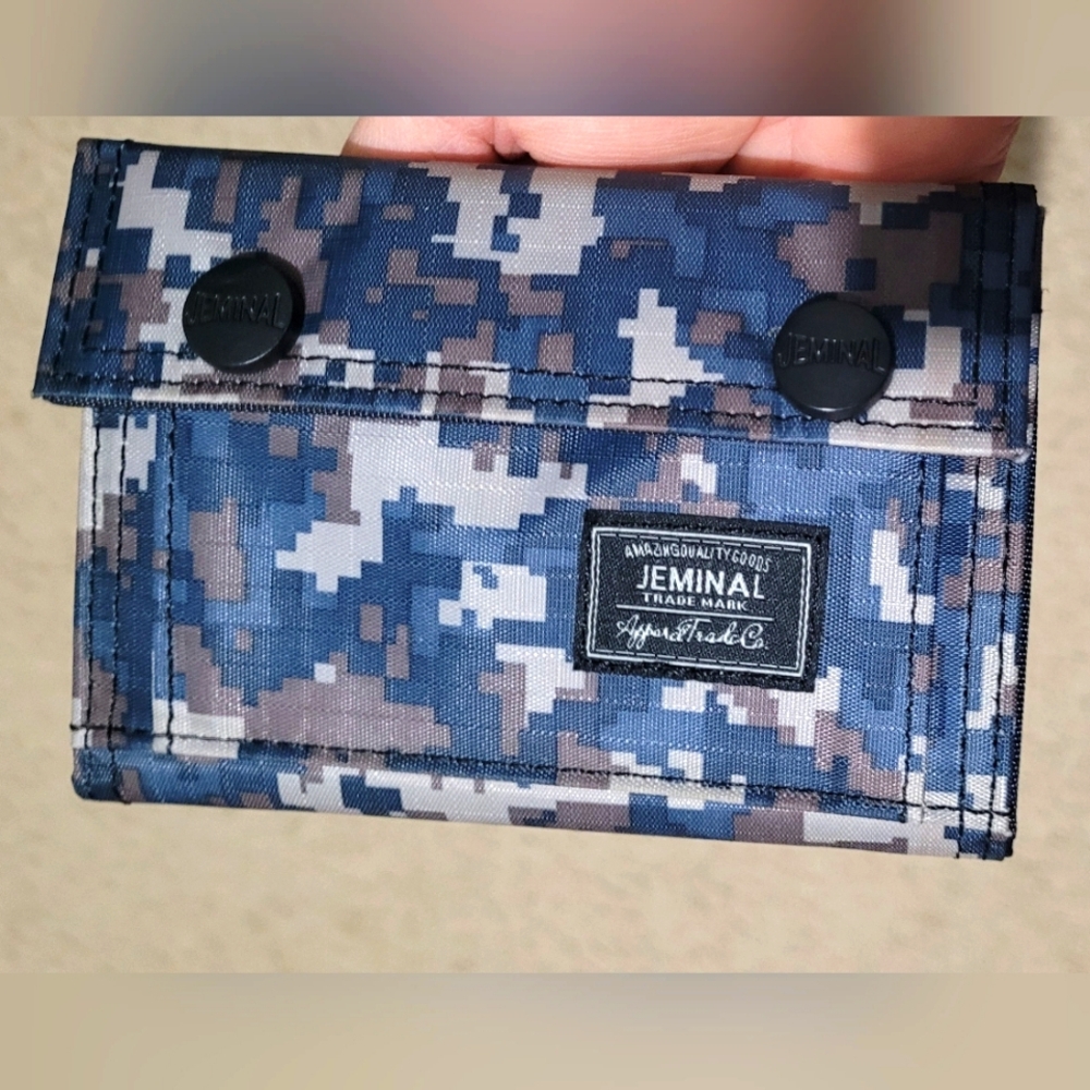 Jeminal  Amazing Quality Men's Camo Bifold Men Wallet